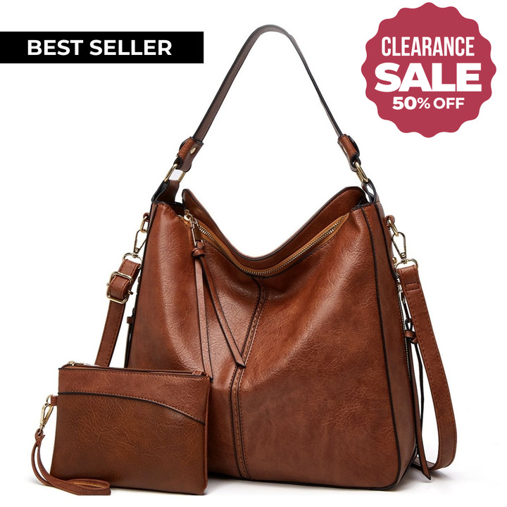 Coco Luxury Leather Hobo Anti-Theft Handbag