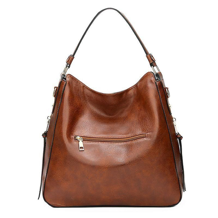 Coco Luxury Leather Hobo Anti-Theft Handbag
