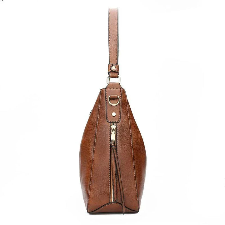 Coco Luxury Leather Hobo Anti-Theft Handbag