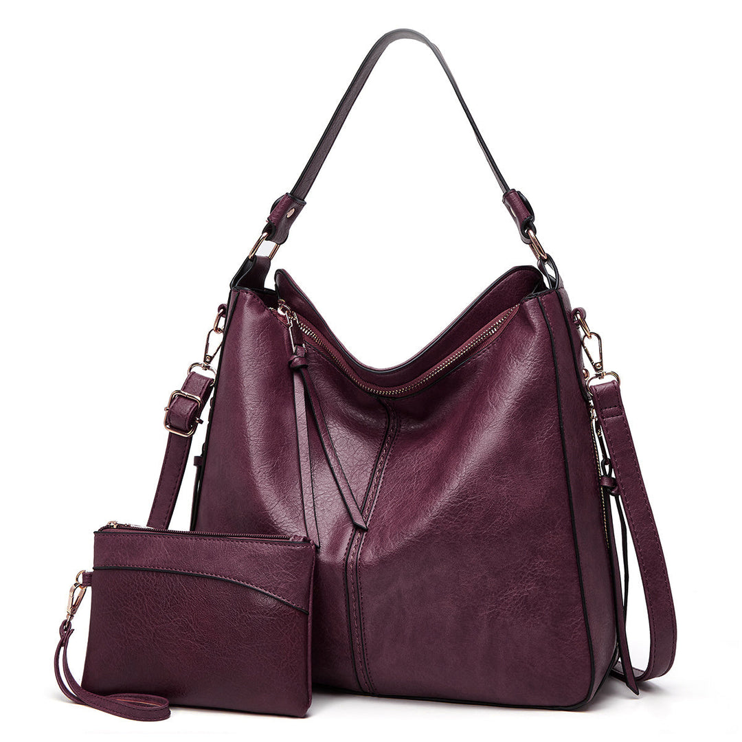 Coco Luxury Leather Hobo Anti-Theft Handbag
