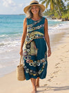 Coraline | Ocean Octopus Midi Dress