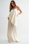 Saskia | Satin Asymmetric Set