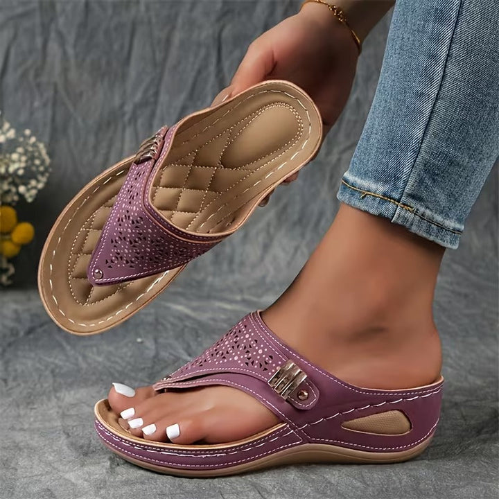 GLENDA | Wedge Support Sandals