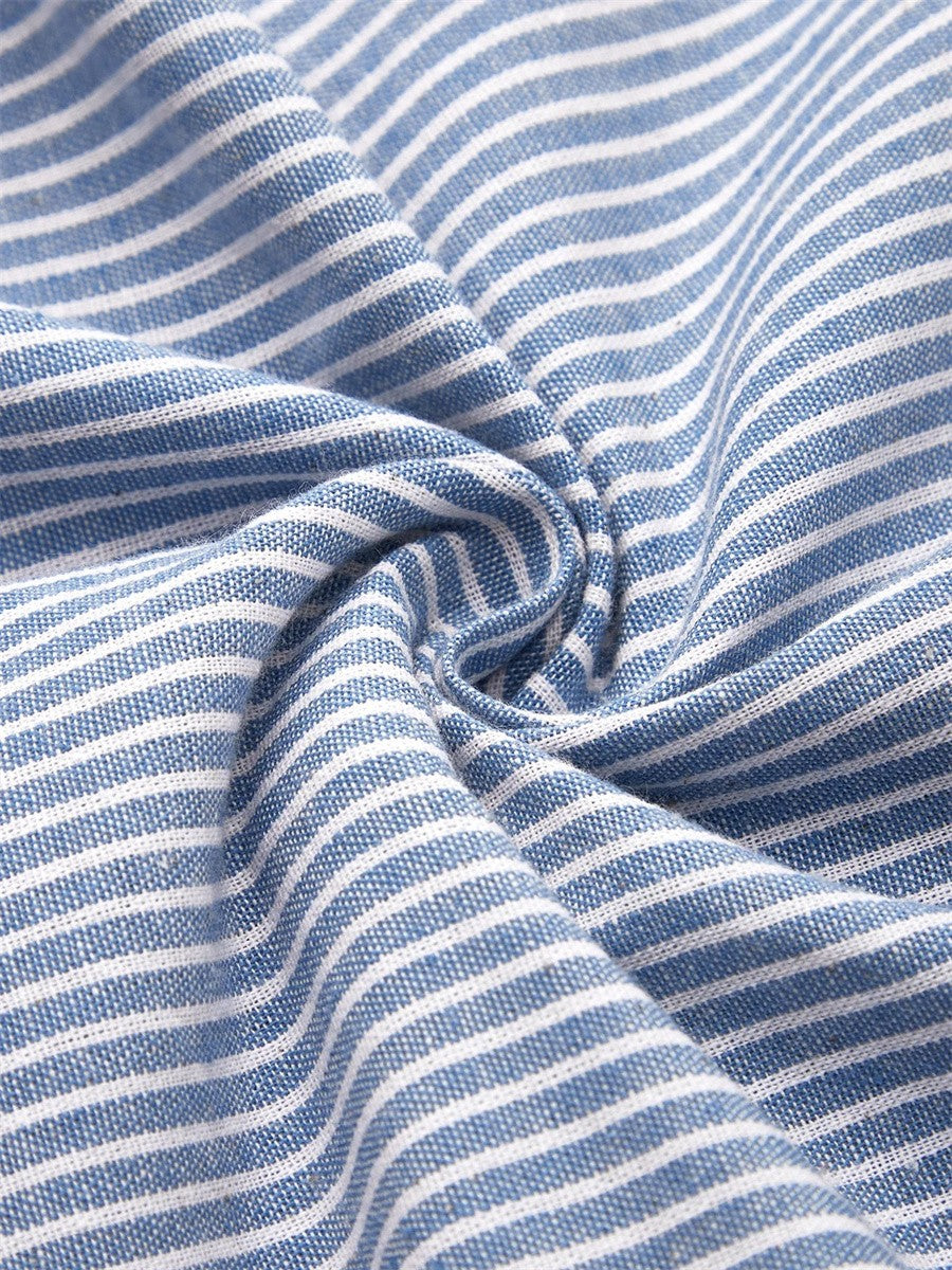 Daphne | Striped Midi Dress