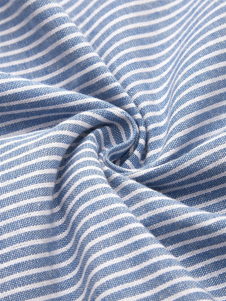 Daphne | Striped Midi Dress