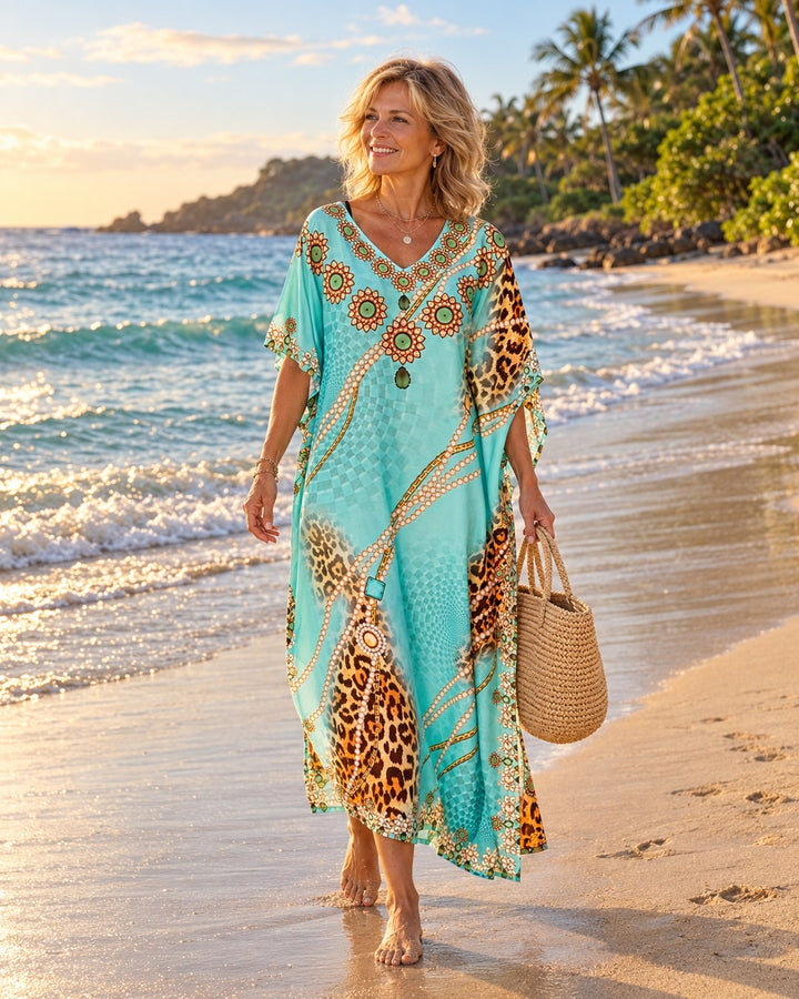 Faye dress on the beach