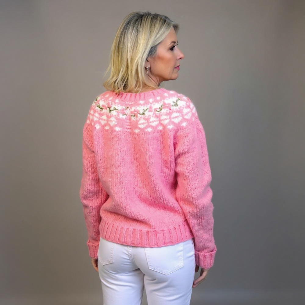 INGRID Icelandic cardigan back