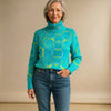 MATILDA | Circle Print Roll Neck Jumper