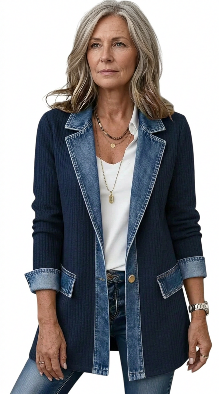 Vivian | Layered Knit Jacket