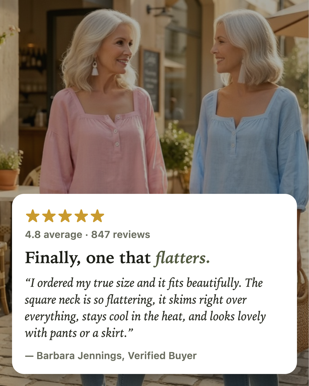 Gertrude blouse five star review