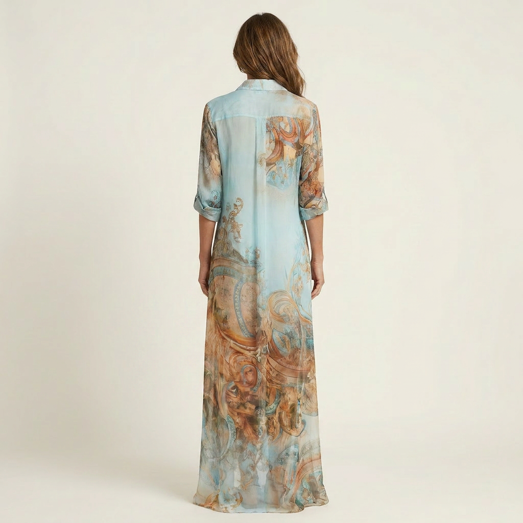 ELOWEN | Maxi Shirt Dress