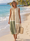 Sorrel | Patchwork Stripe Midi Dress