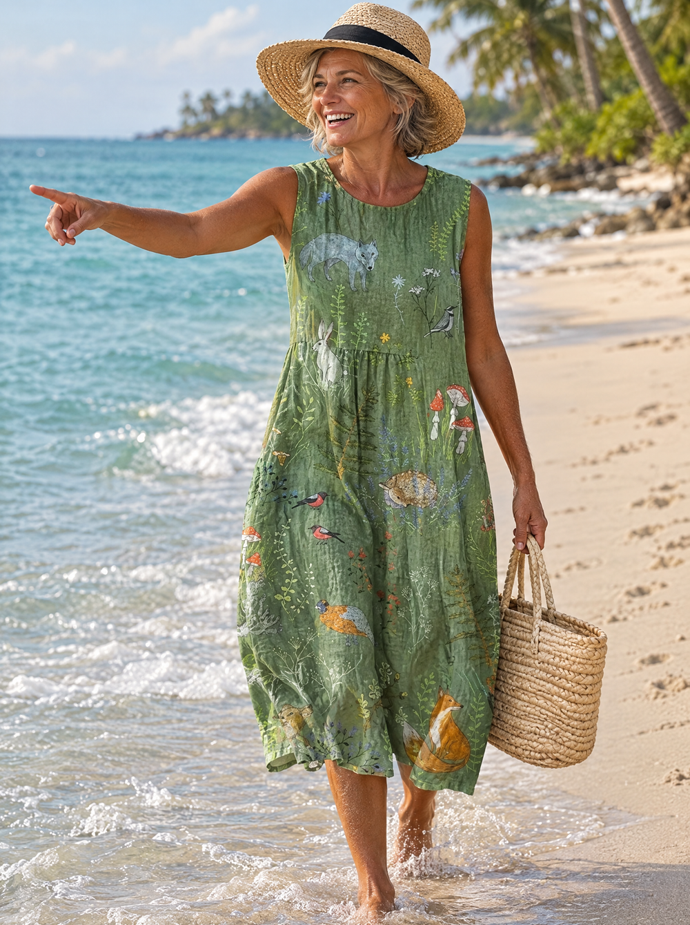 Bramble Woodland Midi Dress
