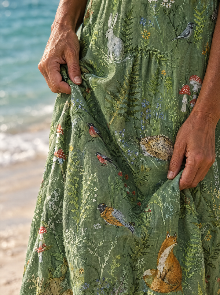 Bramble Woodland Midi Dress