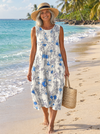 Ellery | Blue Floral Midi Dress