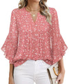 Jen | Graceful Pink Blouse
