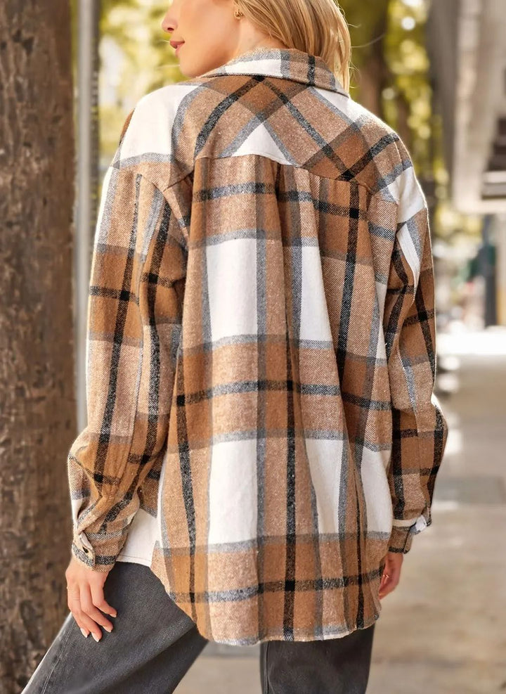 Leticia | cosy Plaid Shacket
