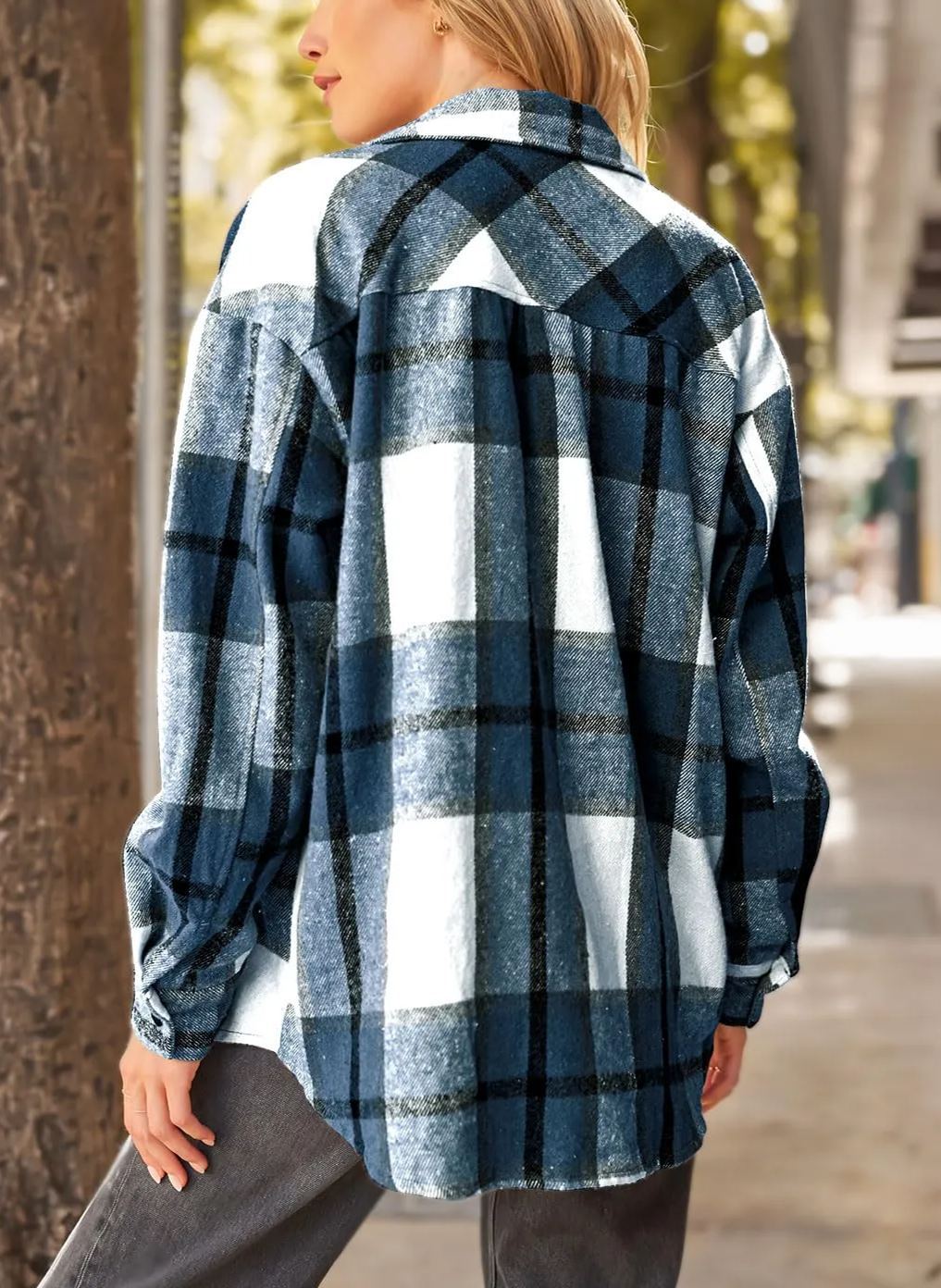 Leticia | cosy Plaid Shacket