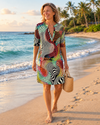 Jessica | Colorful V-neck Dress