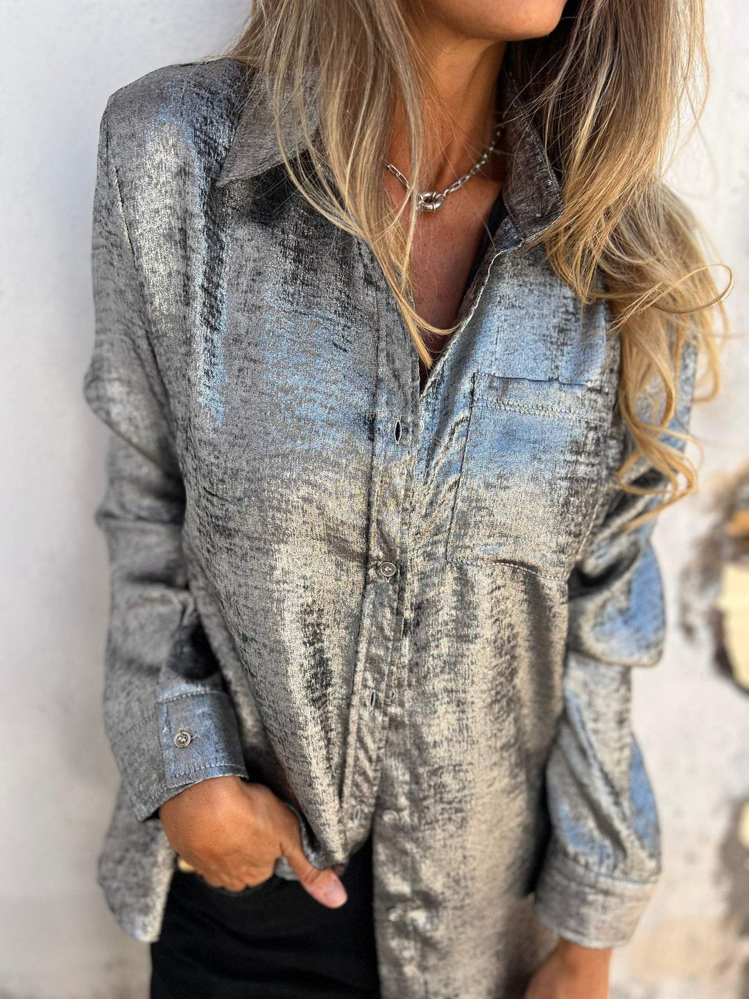 Amaya | Radiant Shimmer Blouse