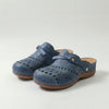 KATHLEEN | Orthopaedic Perforated Strap Mule Clogs