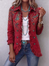 FAYRENE | Paisley Ruffle Jacket