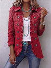 CRISELLE | Paisley Ombré Ruffled Jacket