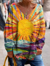 Raquel | Boho Sunburst Jumper