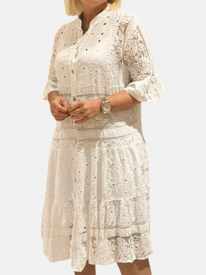 Cherylann | Floral Midi Dress