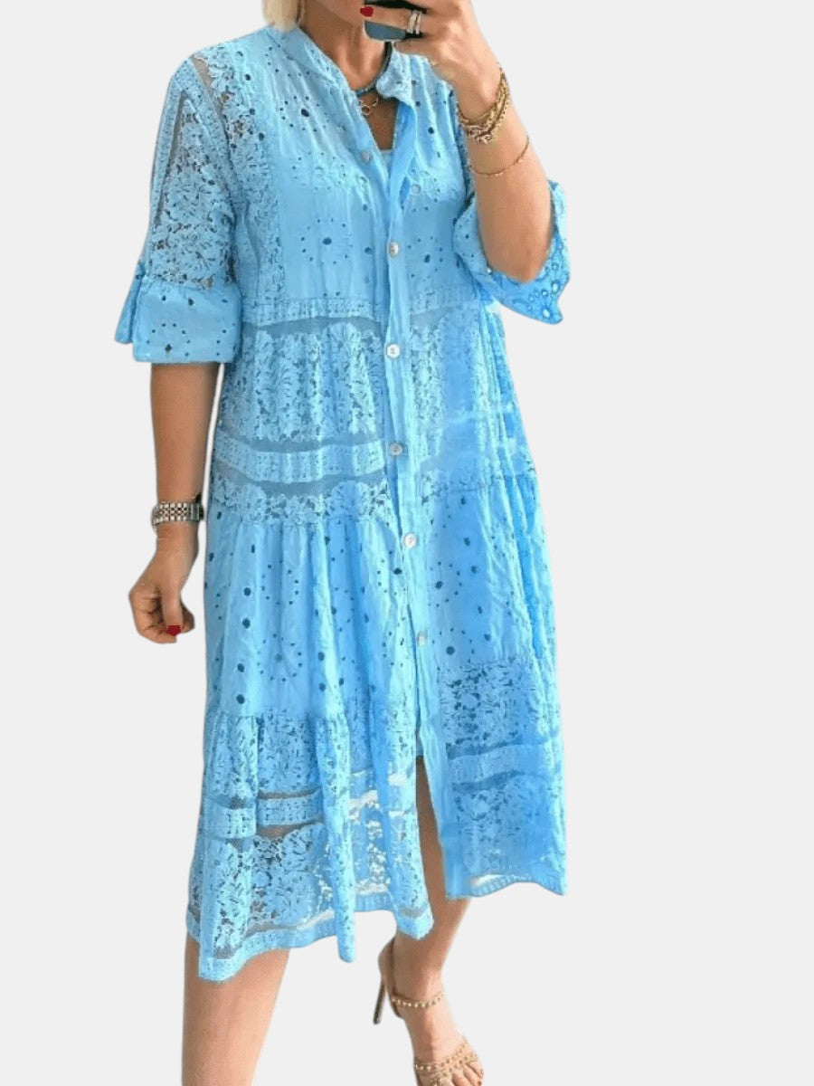 Cherylann | Floral Midi Dress