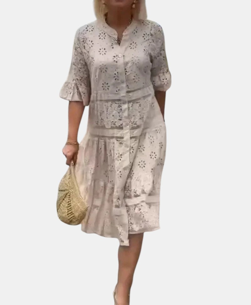 Cherylann | Floral Midi Dress