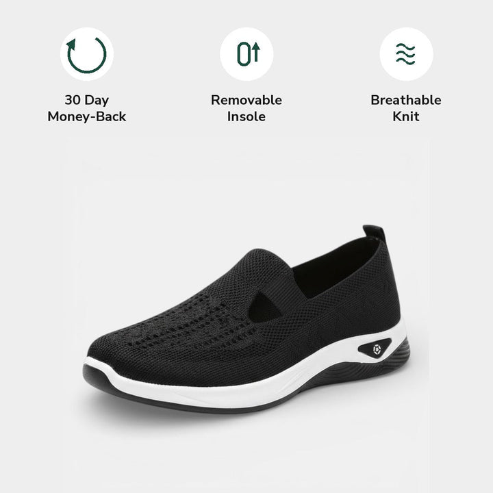 Tamsin orthopaedic slip-on in black