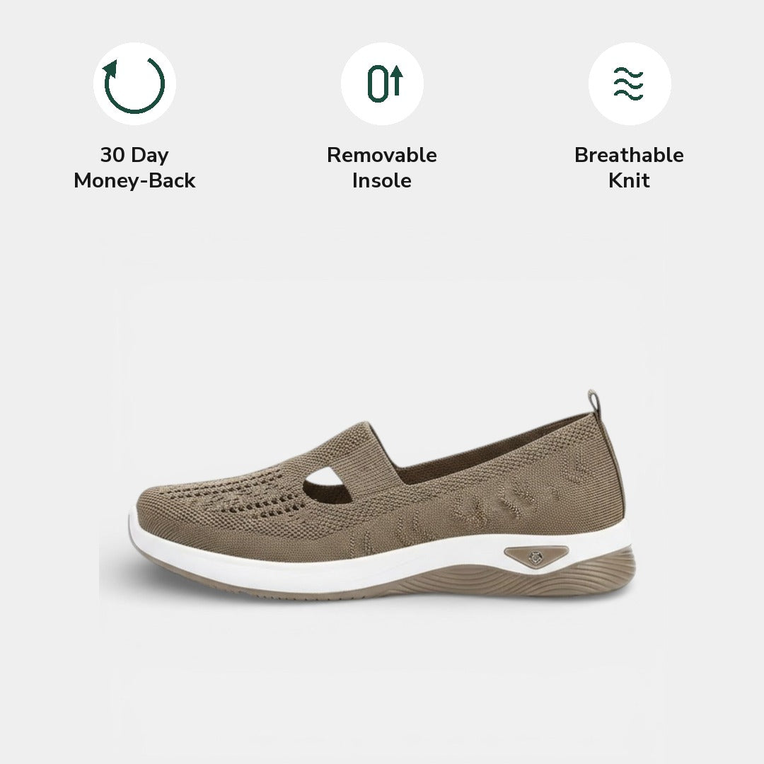 Tamsin orthopaedic slip-on in khaki