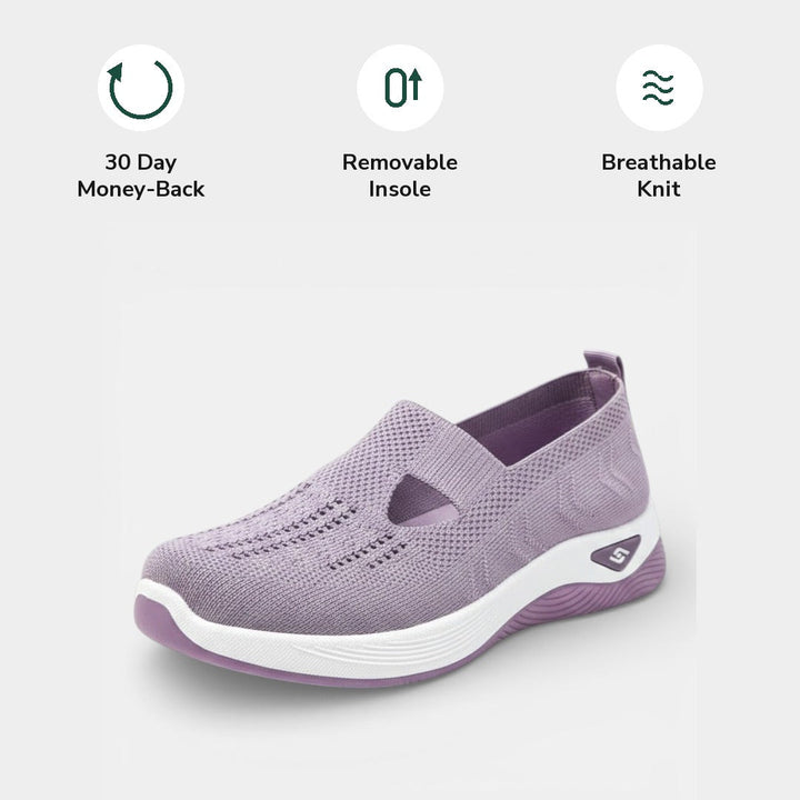 Tamsin orthopaedic slip-on in light purple