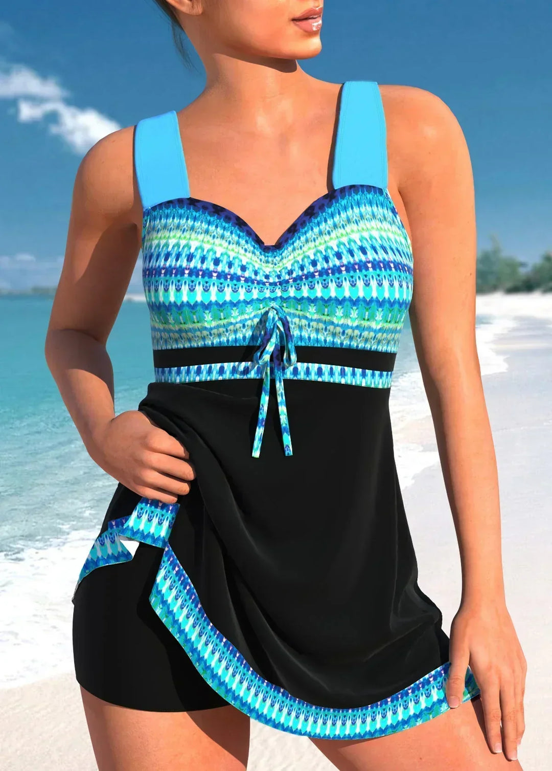 MARINA | Nautical One-Piece Swimsuit